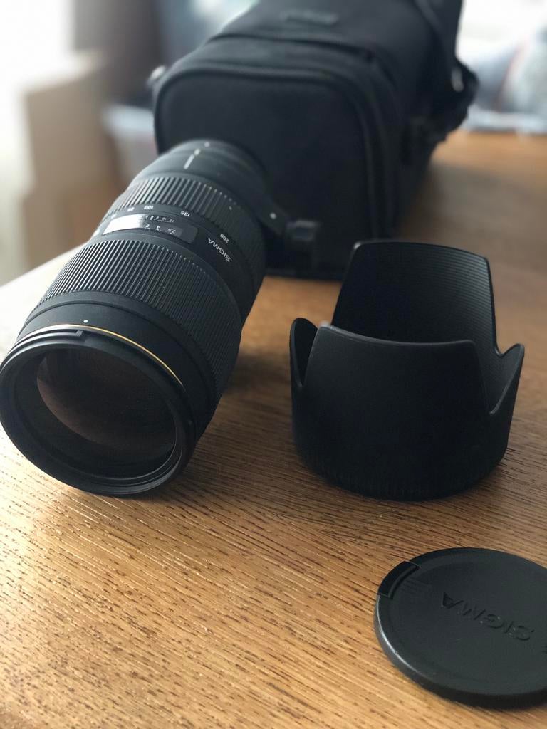 Objectif Sigma 70-200 (Nikon)1:2.8 apo dg macro hsm, Ophalen of Verzenden, Gebruikt, Macrolens