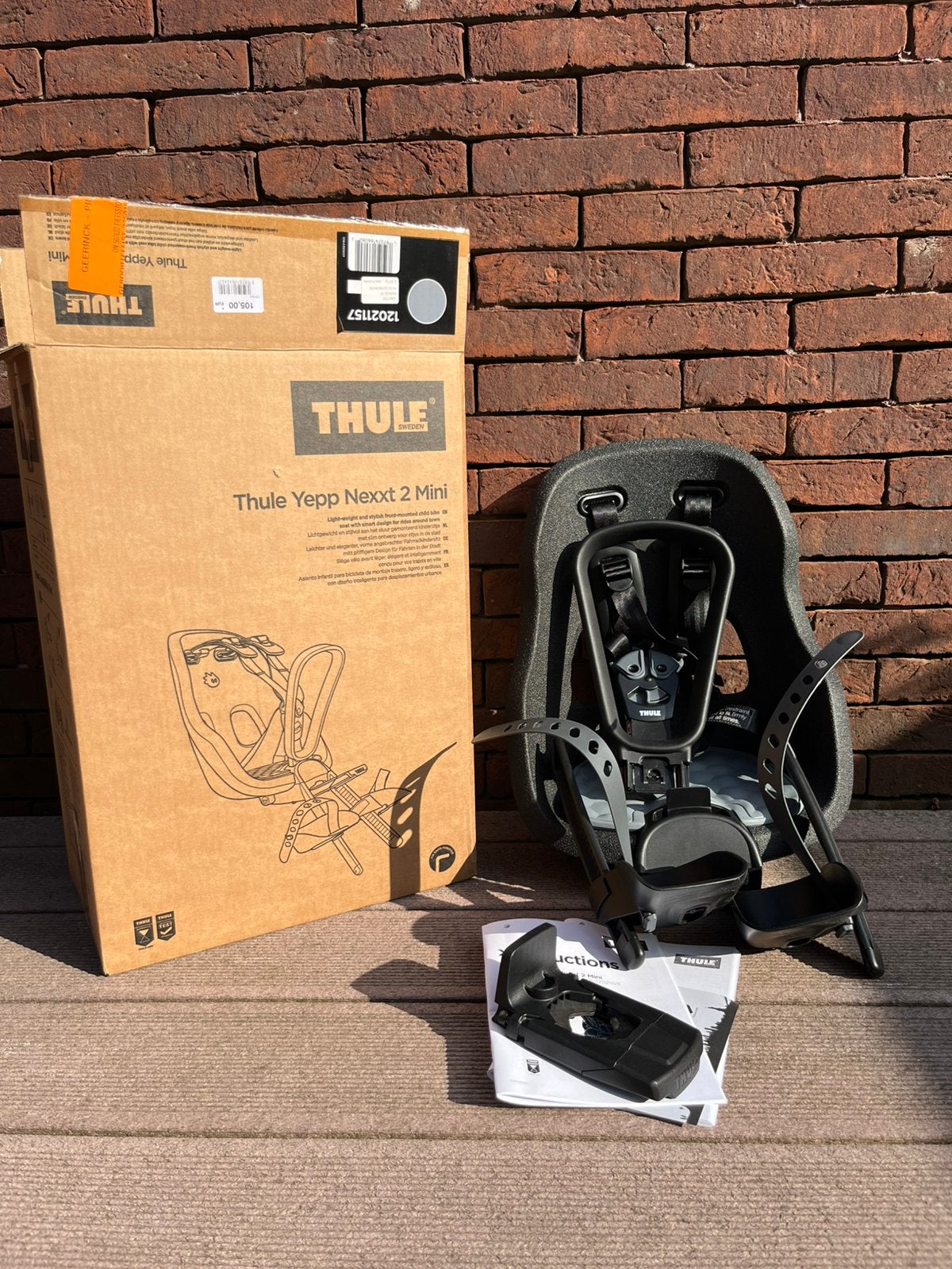 Thule Yepp Nexxt 2 Mini - jamais utilisé, Vélos & Vélomoteurs, Accessoires vélo | Sièges de vélo, Comme neuf, Enlèvement