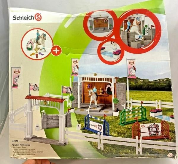 Set pour chevaux Schleich 42160 Big Horse Club, Envoi, Comme neuf