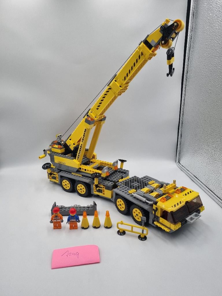 Grue mobile Lego City 7249 XXL, City, Lego, Ensemble complet, Comme neuf