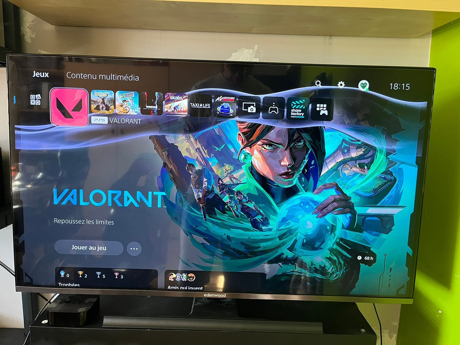 Télévision Edenwood 43” 4K UHD, TV, Hi-fi & Vidéo, Télévisions, Comme neuf, 4k (UHD), Enlèvement