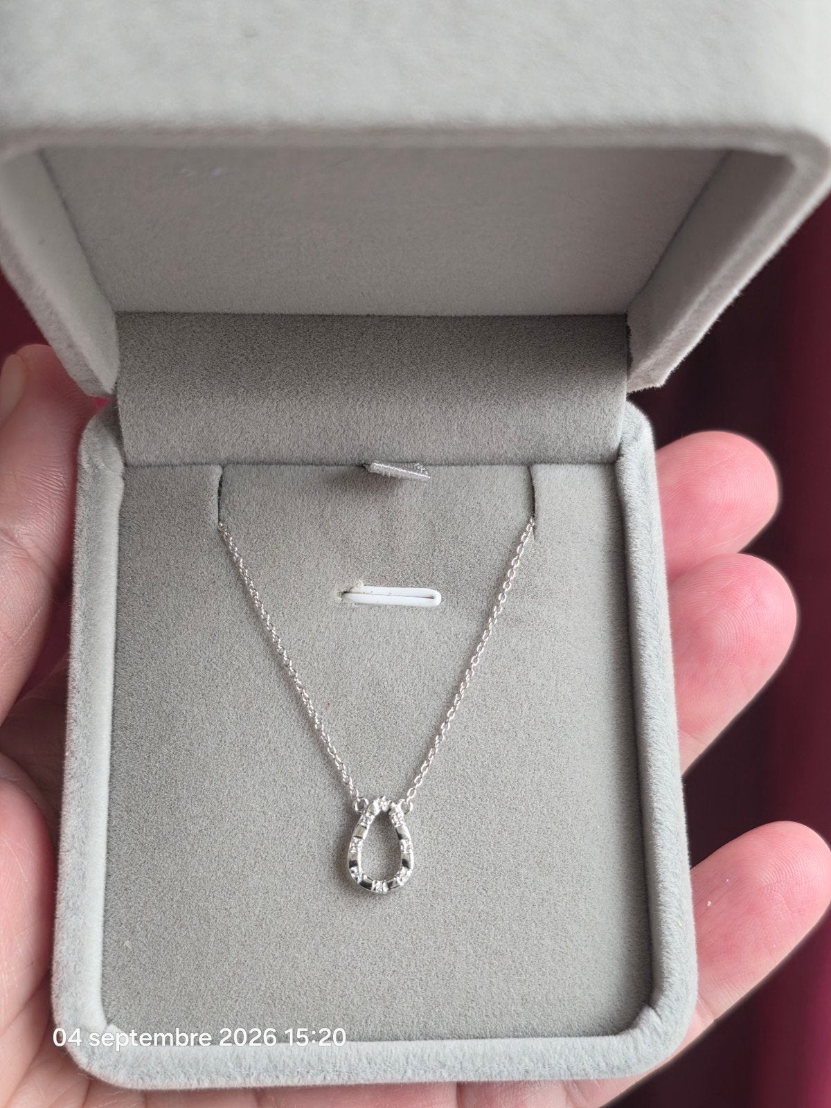 Pendentif en argent massif avec diamants d’Afrique, Neuf, Enlèvement, Avec pierre précieuse, Argent