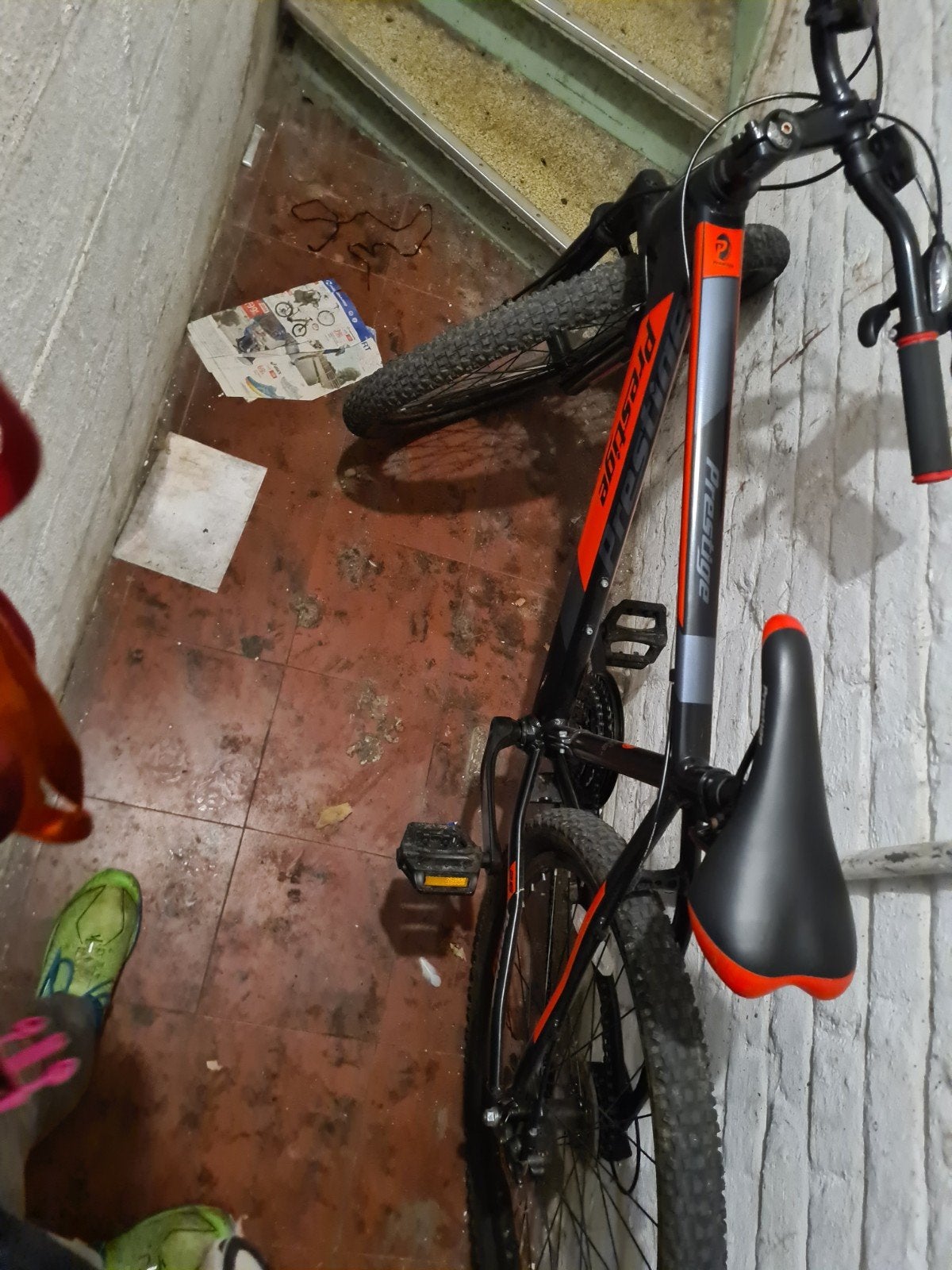 vélo tout-terrain Prestige Mission noir et orange., Vélos & Vélomoteurs, Neuf, 24 pouces ou plus, Enlèvement, Prestige