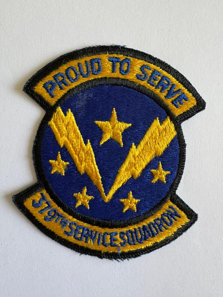 USAF 379th Service squadron patch, Ophalen of Verzenden