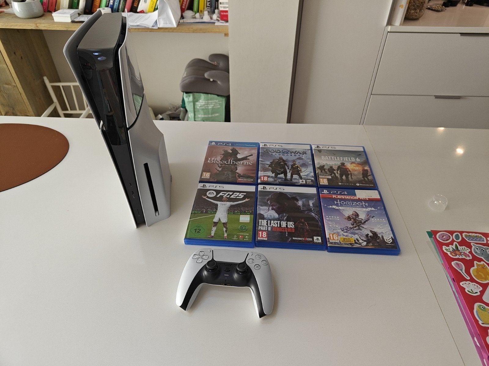 Playstion 5 - slim - disc (games optioneel), Games en Spelcomputers, Spelcomputers | Sony PlayStation 5, Ophalen, Zo goed als nieuw