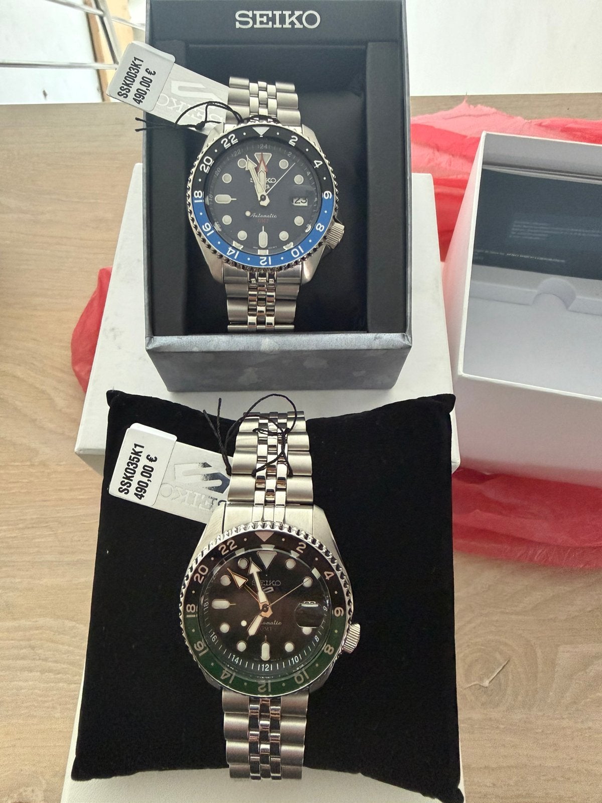 Seiko 5 nieuw nooit gedragen. Automatic, Ophalen, Staal, Polshorloge, Nieuw