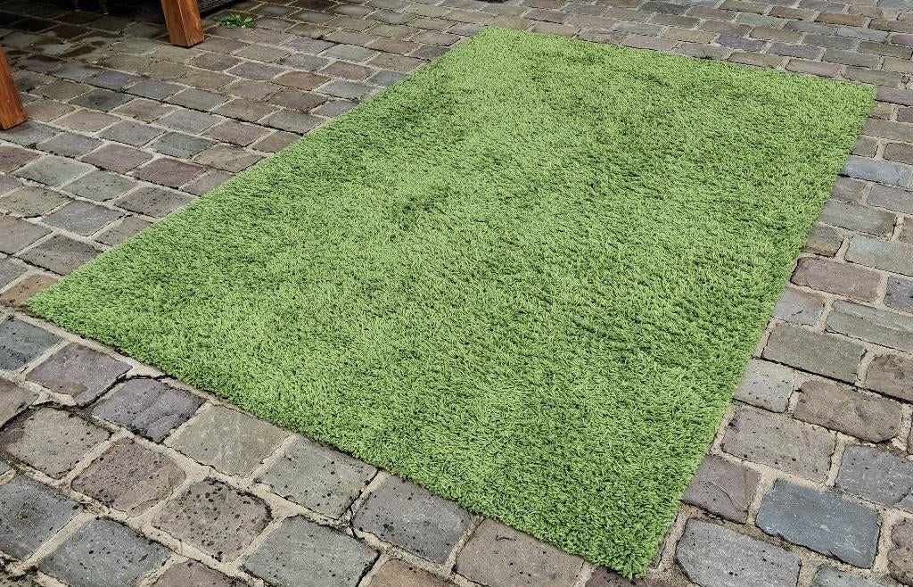 mooi groen hampen tapijt, Huis en Inrichting, Ophalen of Verzenden, Groen