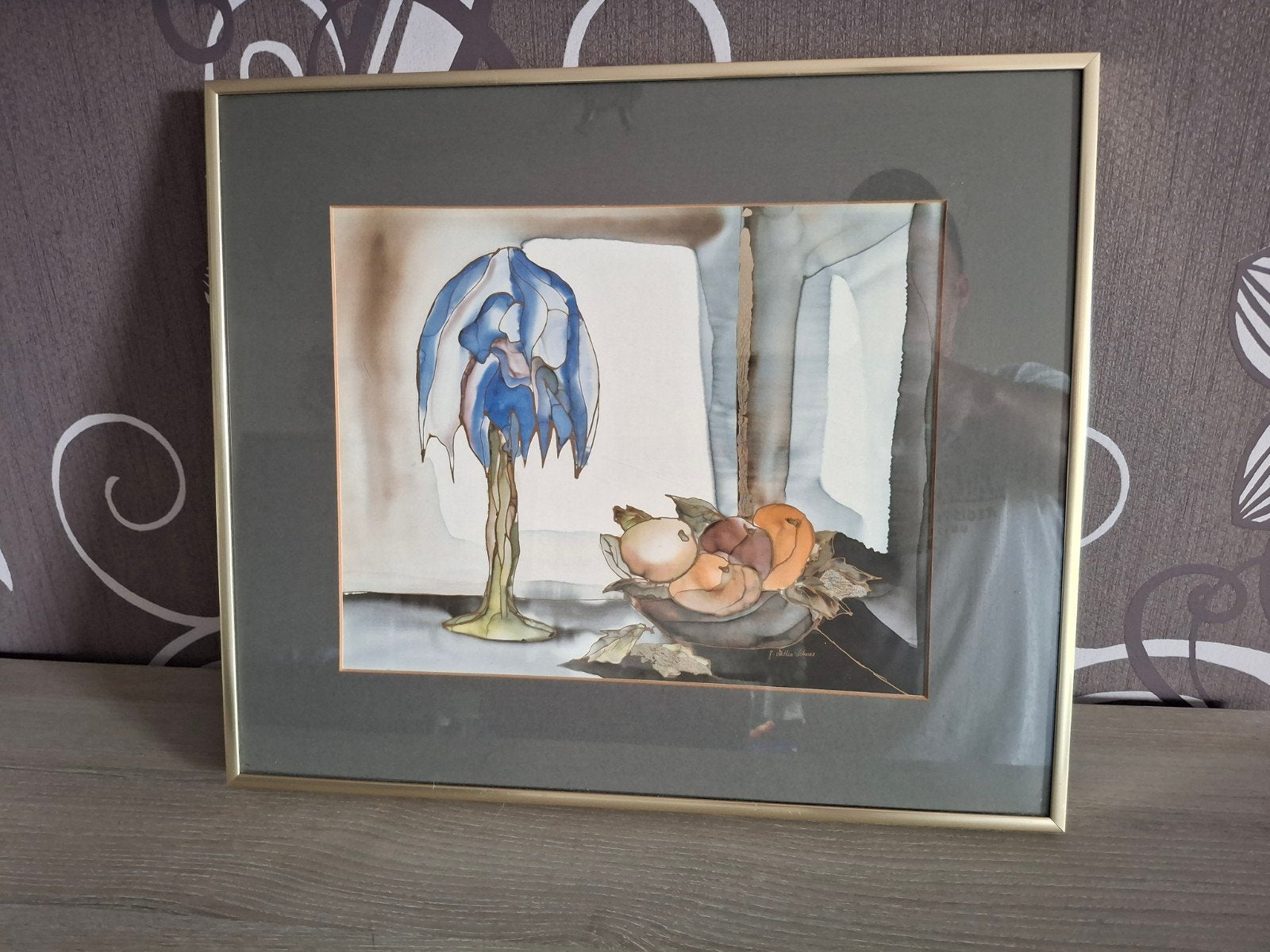 Titel: Ingelijste kunstdruk Jutta Ritter-Scherer – Stilleven, Antiek en Kunst, Kunst | Schilderijen | Klassiek, Ophalen of Verzenden