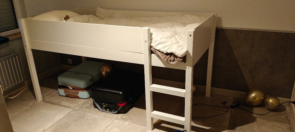 Kinderbed, Enfants & Bébés, Lit mezzanine ou Lit superposé, 85 à 100 cm, Enlèvement, 180 cm ou plus
