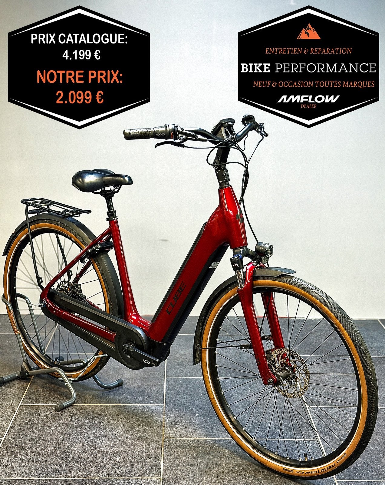 CUBE Kathmandu Hybrid C:62 taille S, Enlèvement, Comme neuf