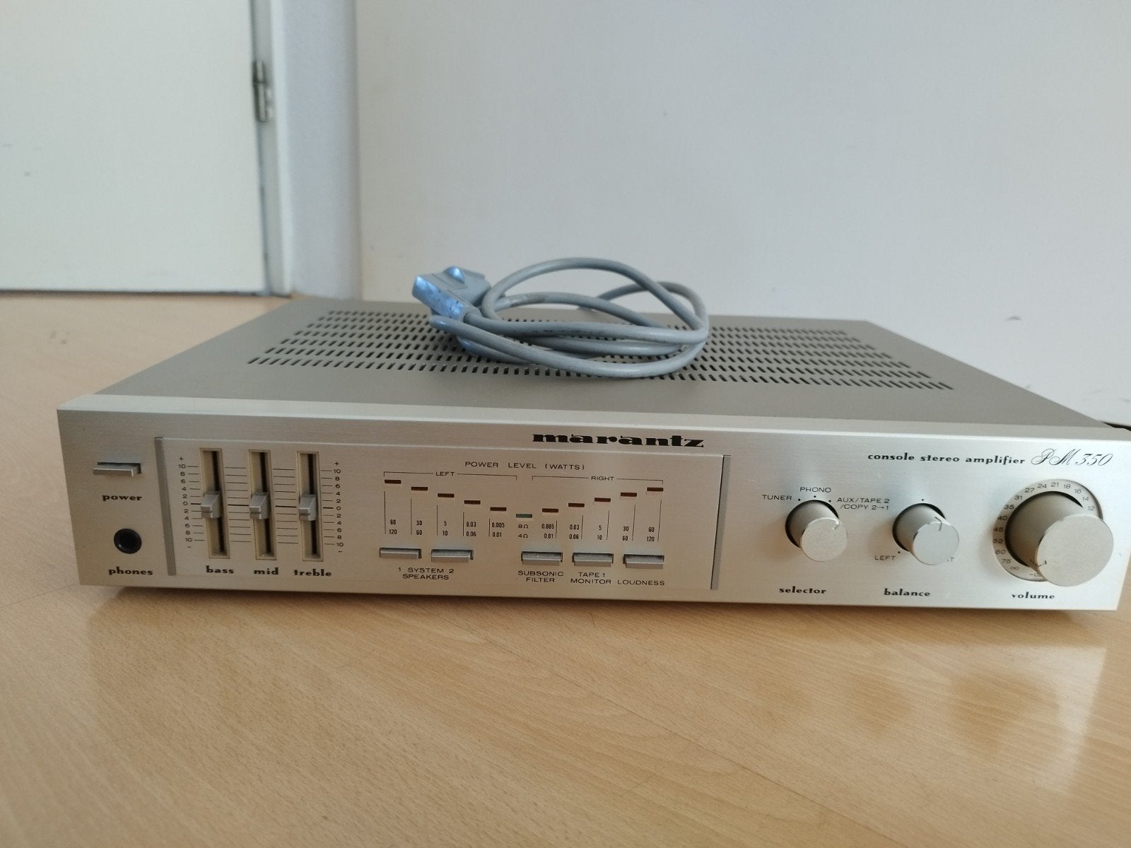 Marantz PM350 versterker, Marantz, Moins de 60 watts, Reconditionné, Enlèvement