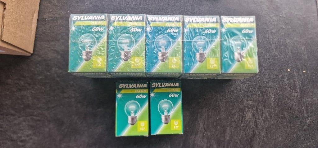 Ampoules Sylvania 60w, Neuf, Enlèvement ou Envoi, Lumière du jour, E27 (grand)