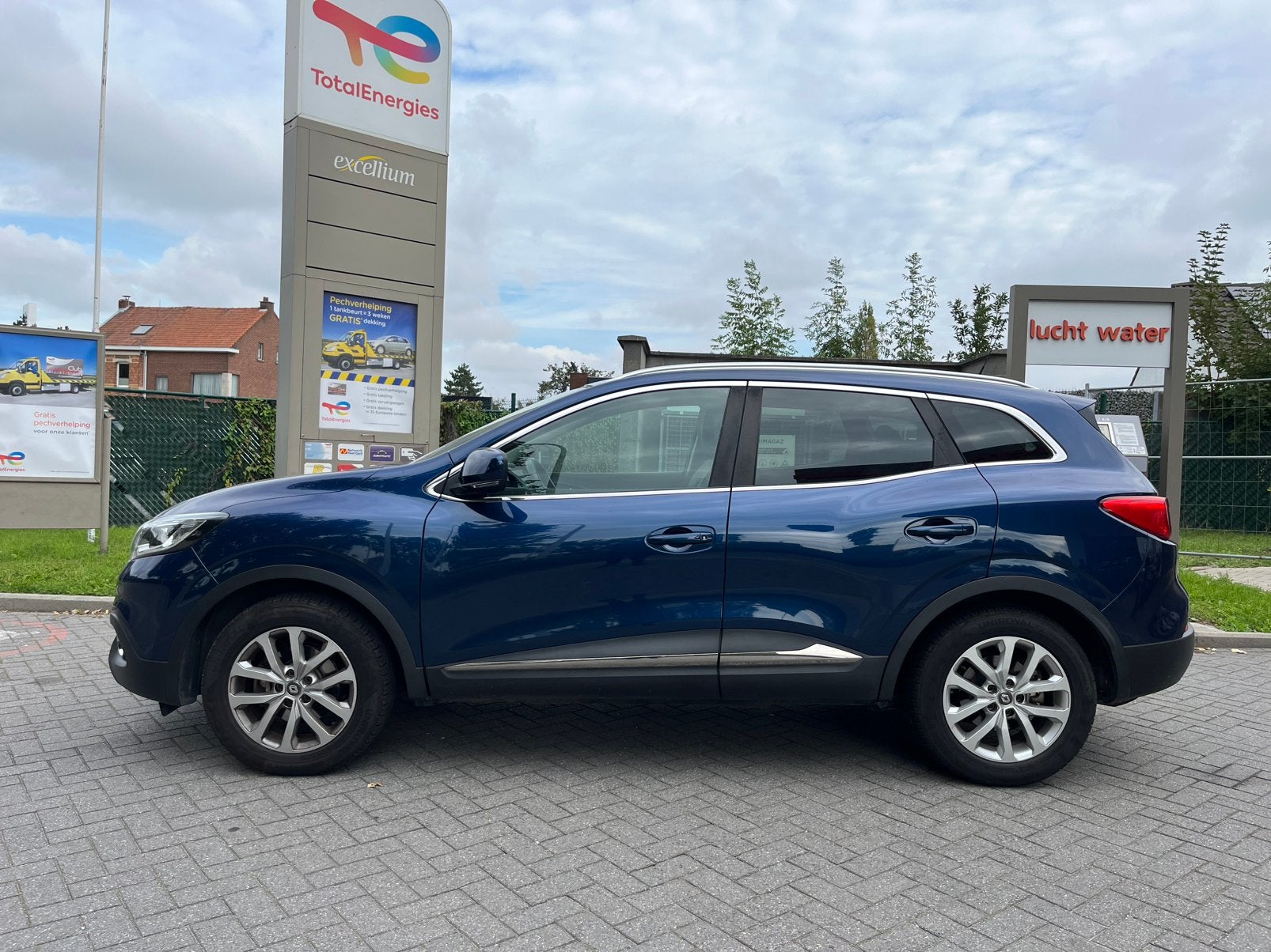 Renault Kadjar 1.2Tce 2017/120000 km, Kadjar, Blauw, Leder en Stof, Bedrijf
