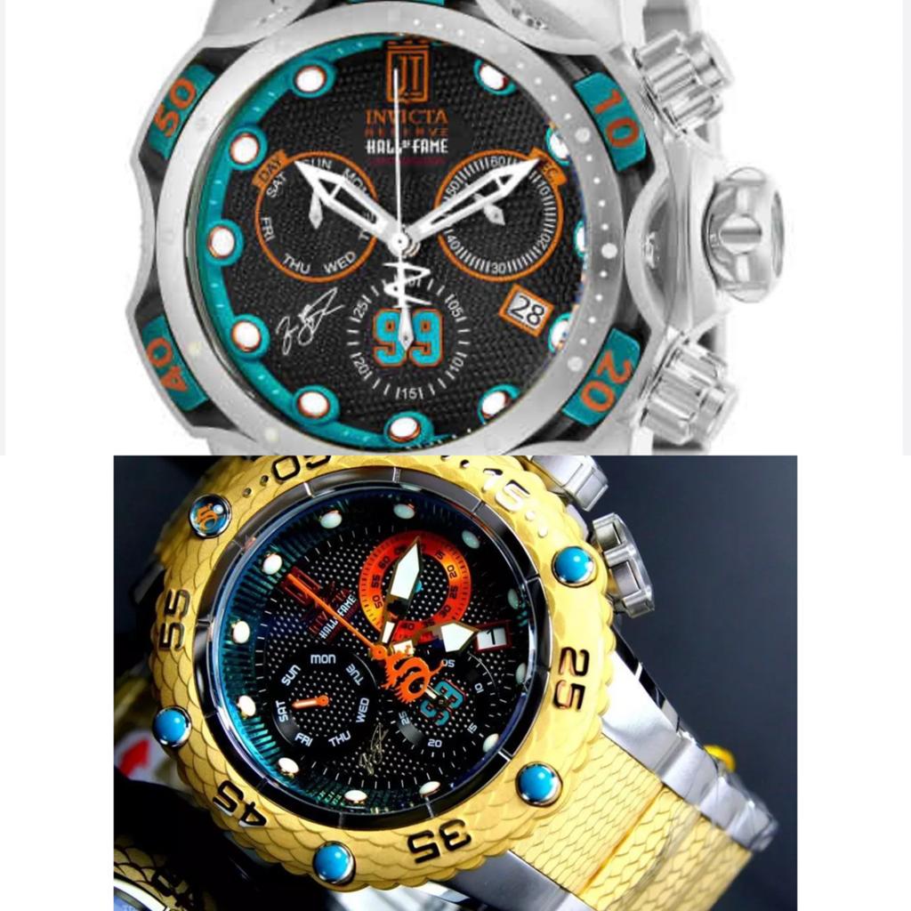 Swiss Quartz Invicta Jason Taylor 25301/25303 Lim. Edition, Ophalen, Zo goed als nieuw