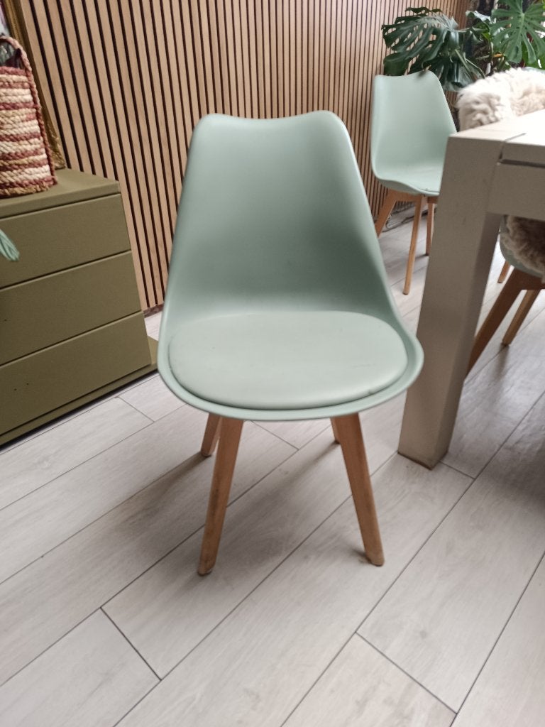 Eetkamerstoelen, Huis en Inrichting, Stoelen, Gebruikt, Overige kleuren, Modern, scandinavisch, Vijf, Zes of meer stoelen