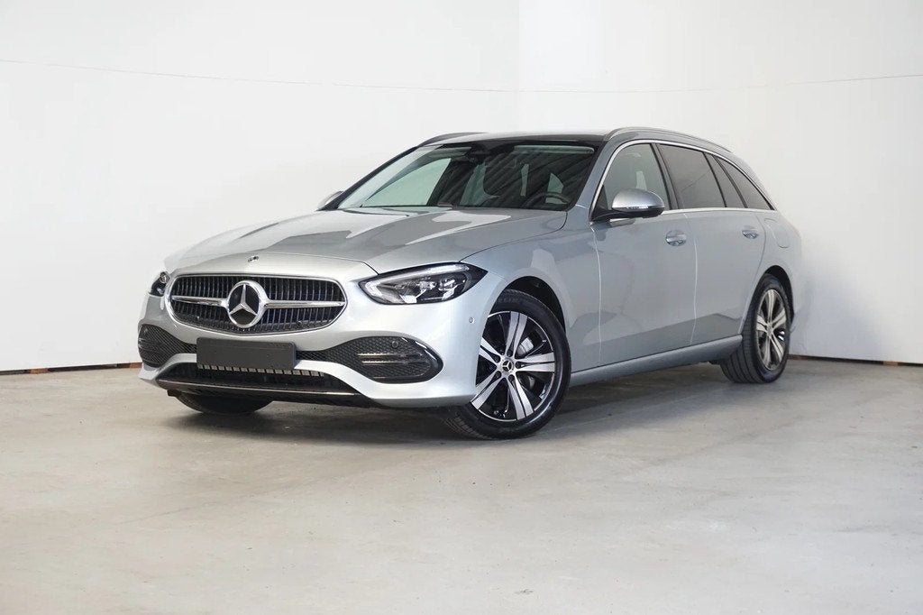 Mercedes-Benz C-CLASS 300 T de 4M - PANO DAK - TREKHAAK WEGK, Autos, Argent ou Gris, 15 g/km, Euro 6, Entreprise