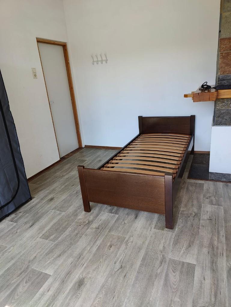 eenpersoonsbed 90x200, Huis en Inrichting, Slaapkamer | Bedden, Ophalen, Gebruikt, 90 cm, Eenpersoons