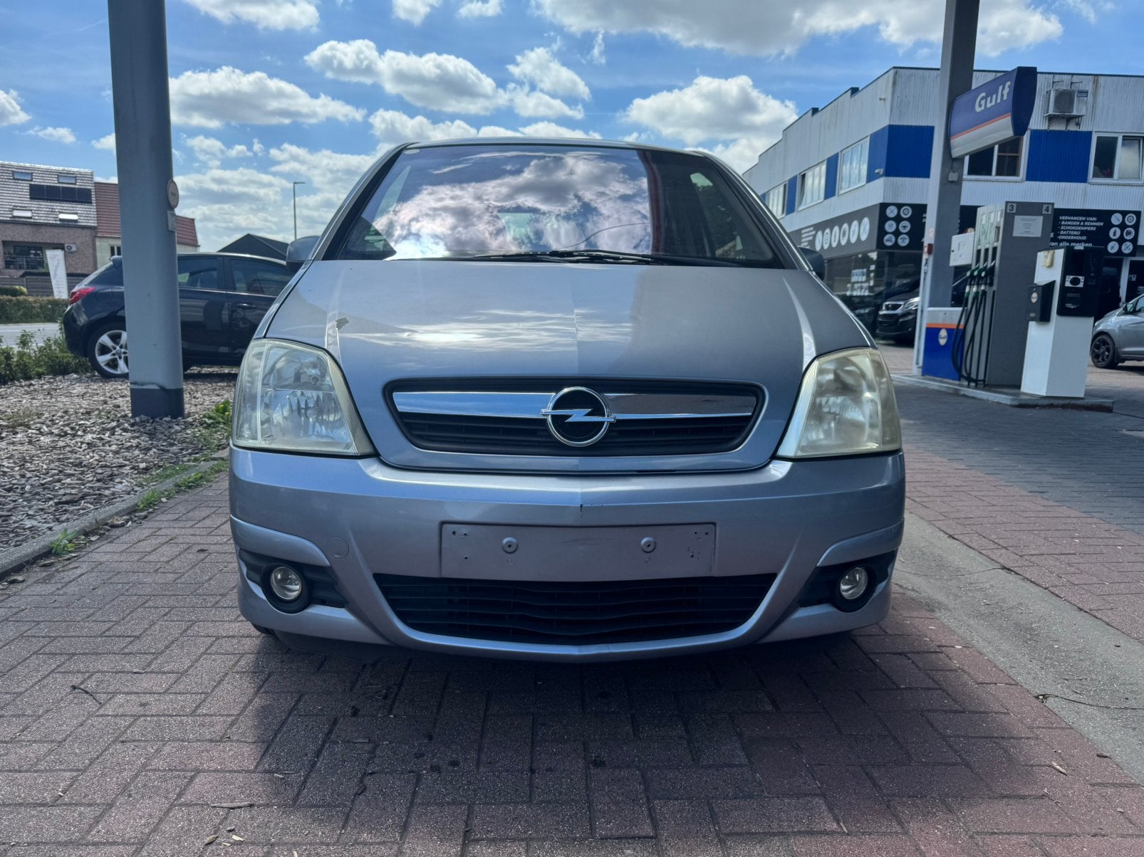 Opel Meriva 1.4 - BENZINE - AIRCO - 57.700km - 2008, Voorwielaandrijving, Stof, Zwart, Bedrijf