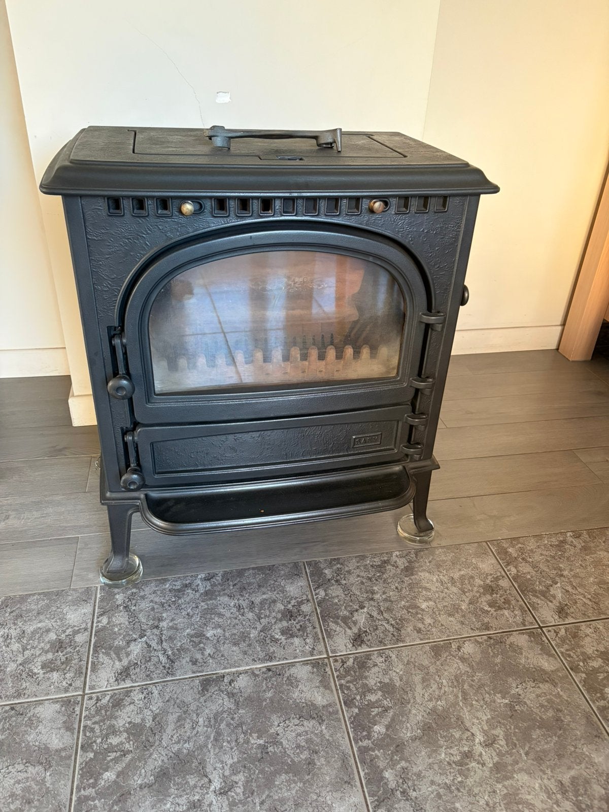 Saey 92 hout kolen kachel, Huis en Inrichting, Ophalen, Overige brandstoffen, Zo goed als nieuw, Vrijstaand