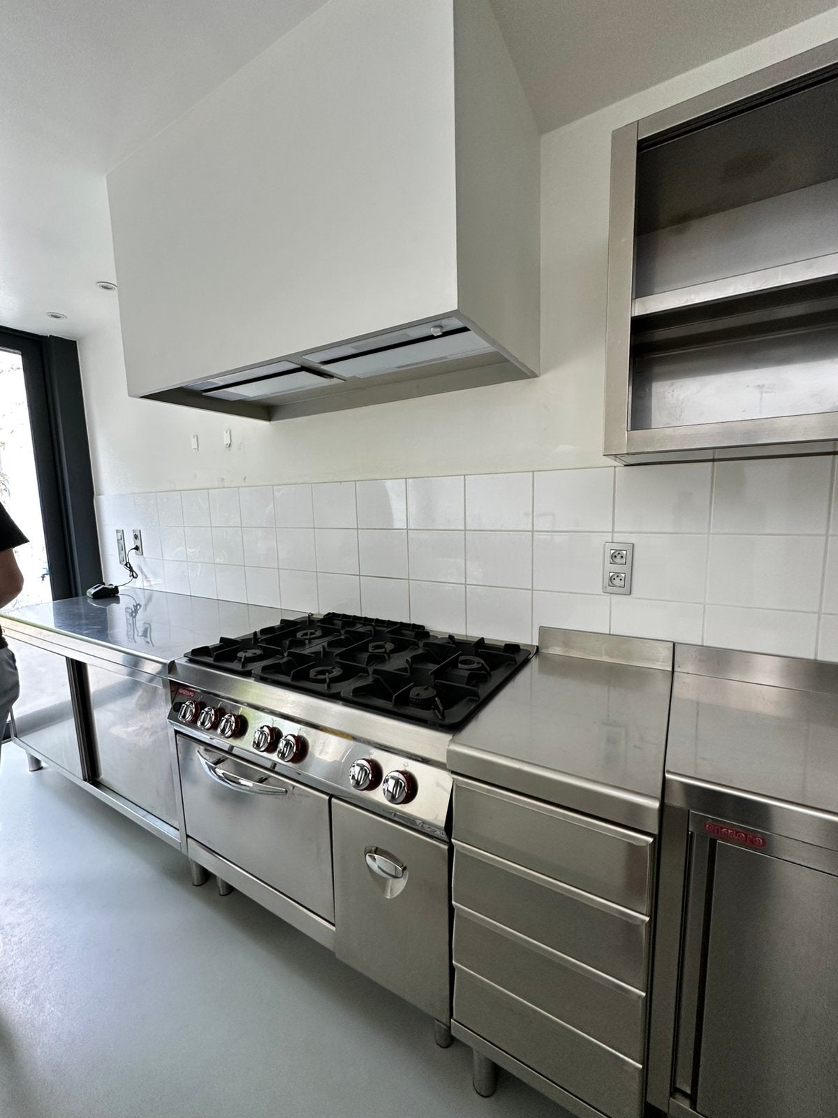 Cuisine Angelo Po Professional (hôtellerie) acier inoxydable, Enlèvement, Utilisé, Mobilier en inox