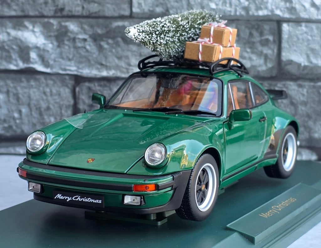 Porsche 911 Turbo 3.3 1980 Verte Noël 1/18ème, Hobby en Vrije tijd, Auto, Norev, Ophalen of Verzenden, Norev