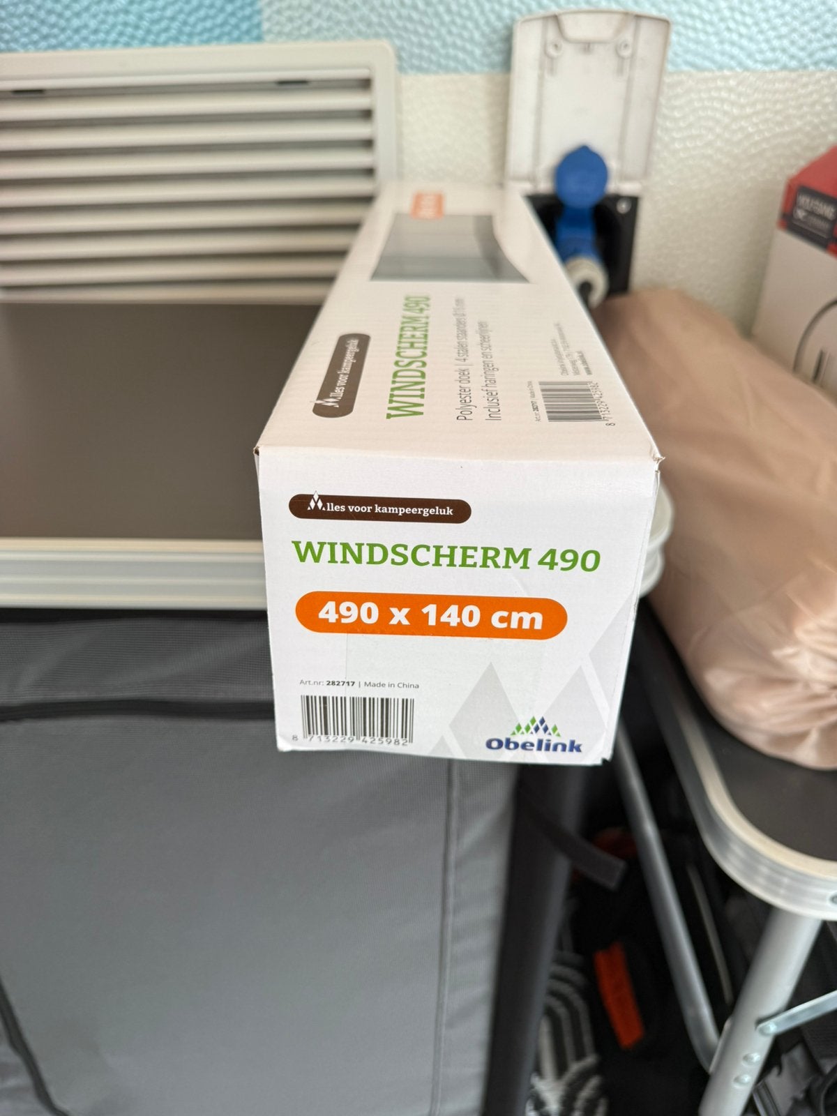 Te koop 2 nieuwe windschermen van obelink, Ophalen, Nieuw