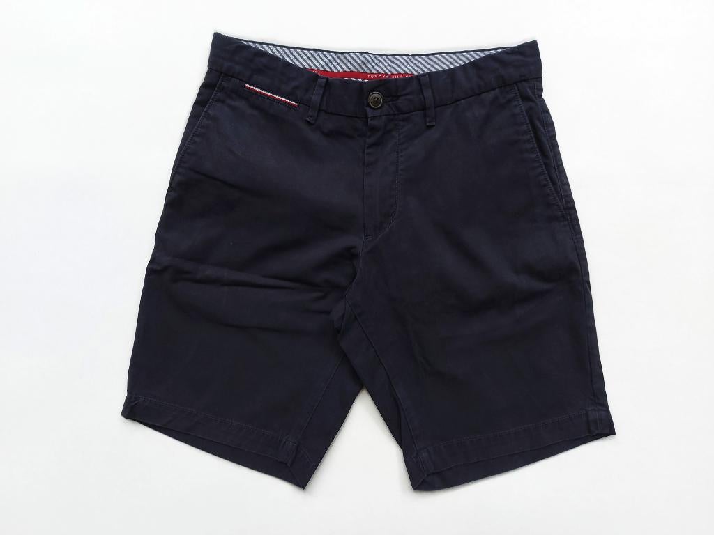 TOMMY HILFIGER blauwe short Maat 29 (S) NIEUWstaat !, Kleding | Heren, Broeken en Pantalons, Blauw, Ophalen of Verzenden, Zo goed als nieuw