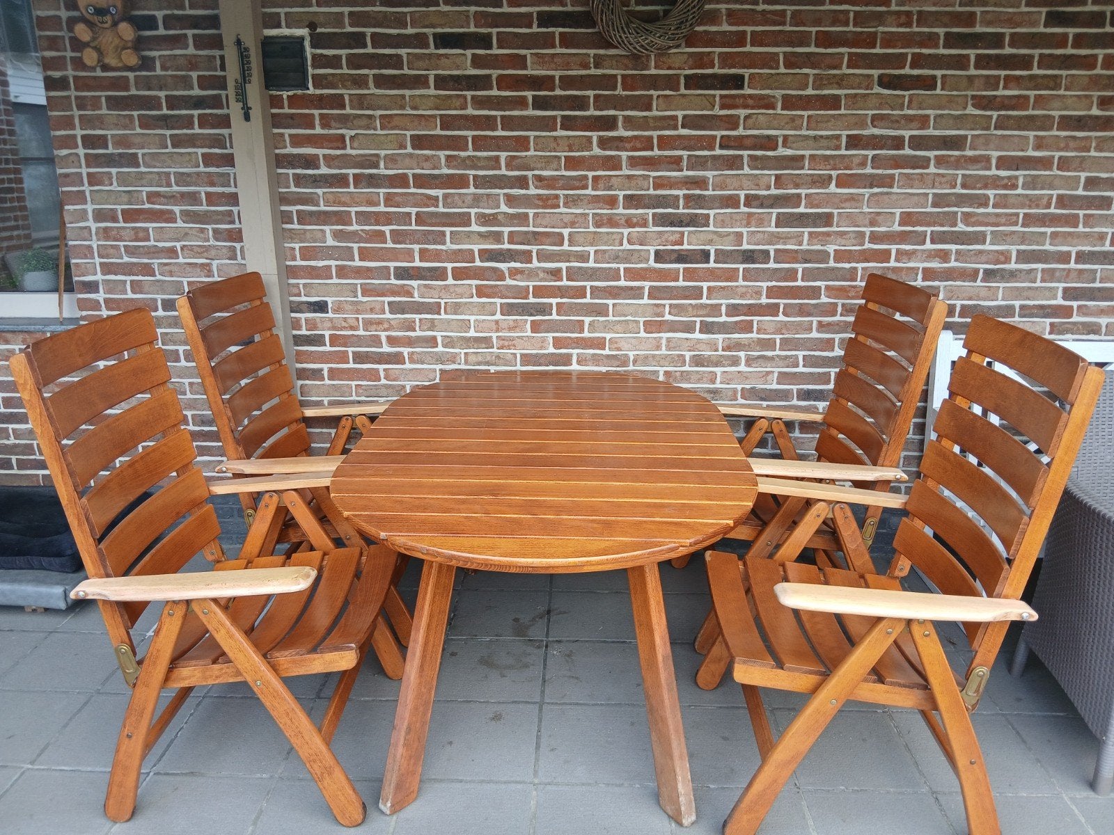 Houten tuinset, Tuin en Terras, Ophalen