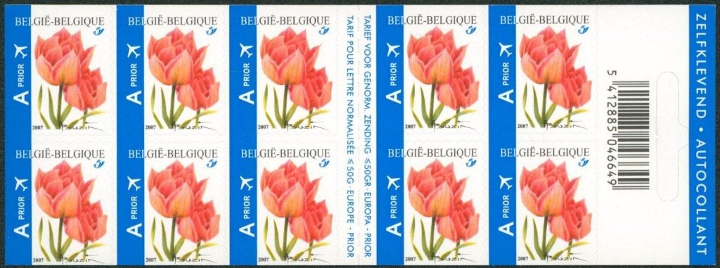 B82 Timbres Fleurs Tulipa (val. permanente - Europe - Buzin), Enlèvement ou Envoi, Timbre-poste, Autocollant, Europe