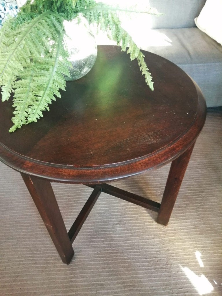 antieke tafel rond, Ophalen
