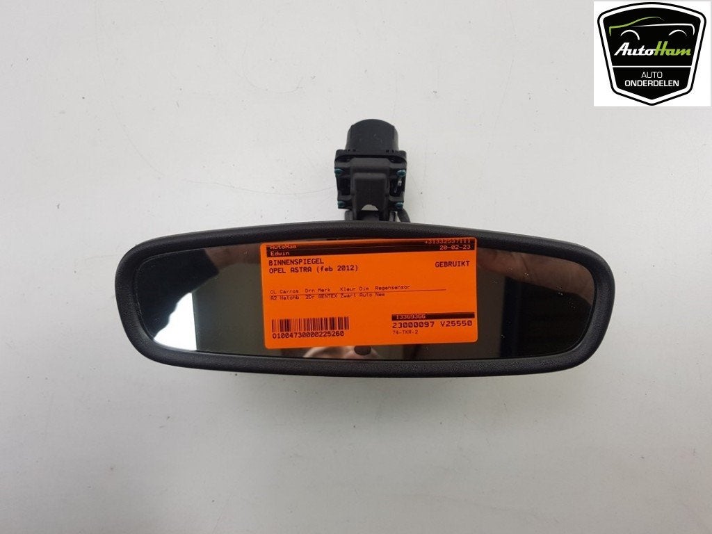 BINNENSPIEGEL Opel Astra J GTC (PD2 / PF2) (|13369366|), Auto-onderdelen, Dhr. J. Ham, Gebruikt, Administratie@autoham.nl, Opel