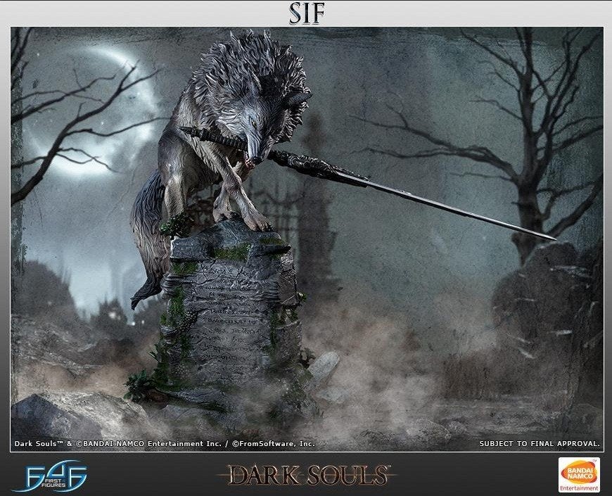 First 4 Figures – Dark Souls: The Great Grey Wolf, Sif, Collections, Statues & Figurines, Neuf, Fantasy, Enlèvement