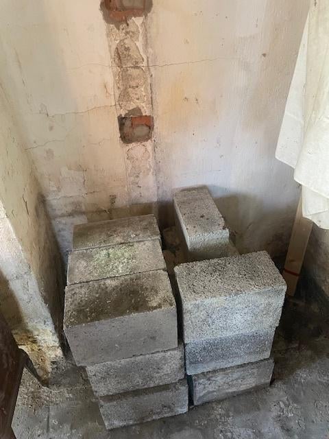 metselstenen, Ophalen, Gebruikt, Beton