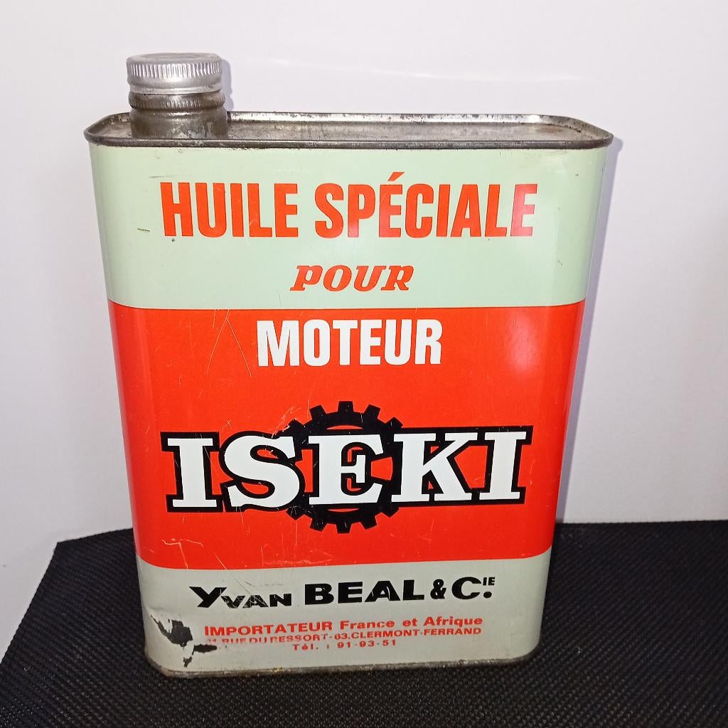 Bidon d'huile ISEKI vintage, Enlèvement ou Envoi, Comme neuf