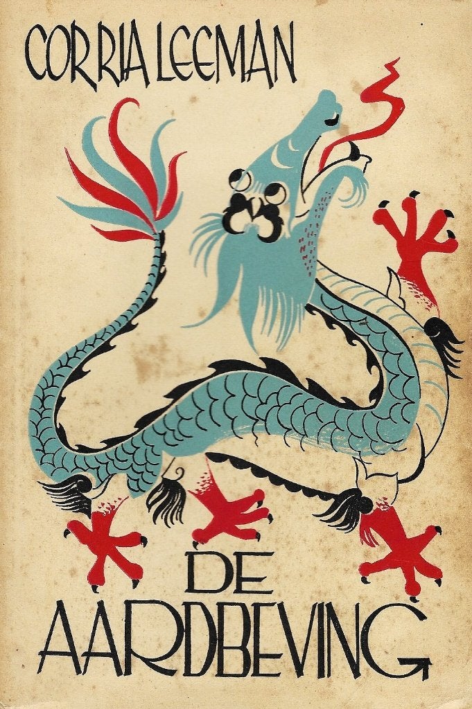 1957 - Cor Ria LEEMAN - De Aardbeving, Fiction, Cor Ria LEEMAN, Utilisé, Envoi