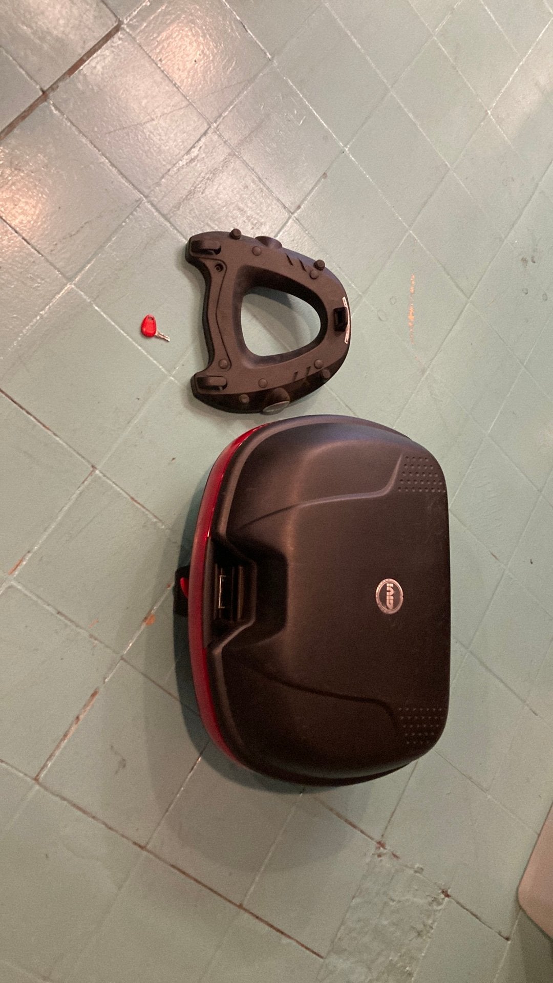 Koffer voor op moto, Ophalen, Zo goed als nieuw