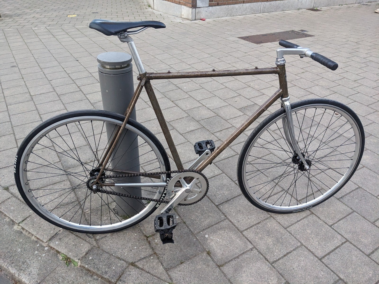 Fixed gear - H + son wielen, hollowtech crank, Fietsen en Brommers, Ophalen
