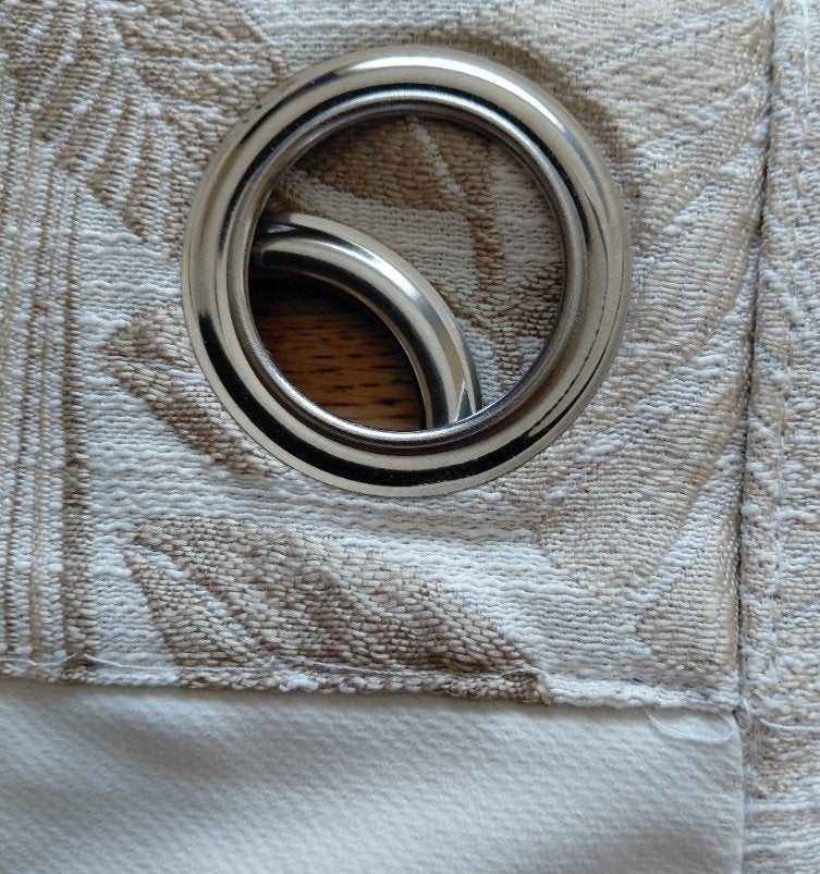 rideaux avec support blanc pour protéger de la chaleur., Neuf, Enlèvement ou Envoi, 245 cm, Double rideau