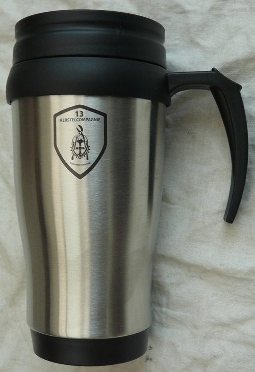 Mok / Beker Thermos, 13 Herstelcompagnie, KL, 2000s.(Nr.1), Collections, Enlèvement ou Envoi, Armée de terre, Autres types