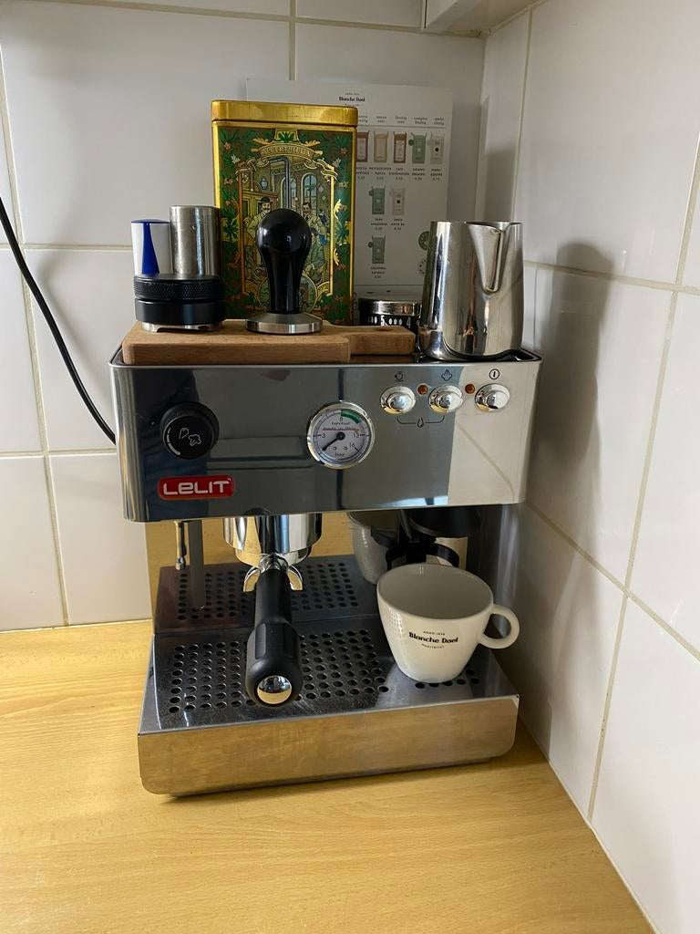 Espressomachine lelit PL042EM anita koffie + assecoires, Enlèvement ou Envoi, Comme neuf