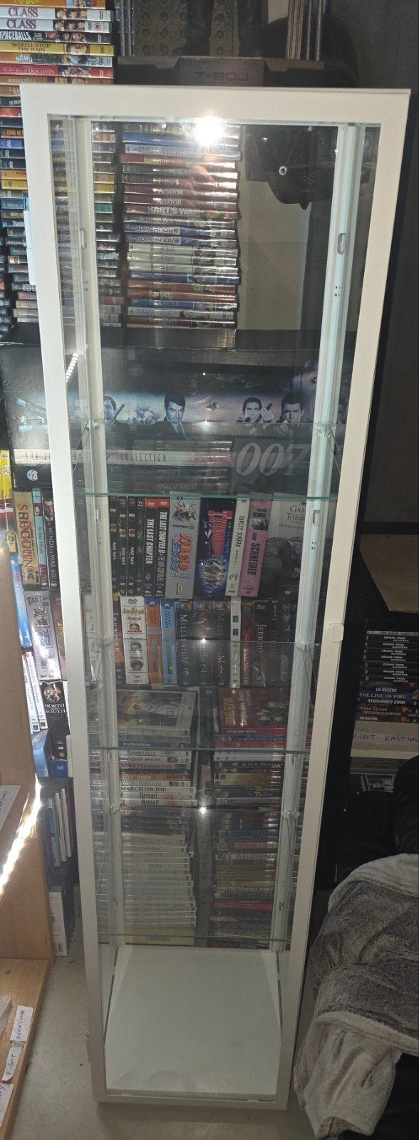 vitrine, Enlèvement
