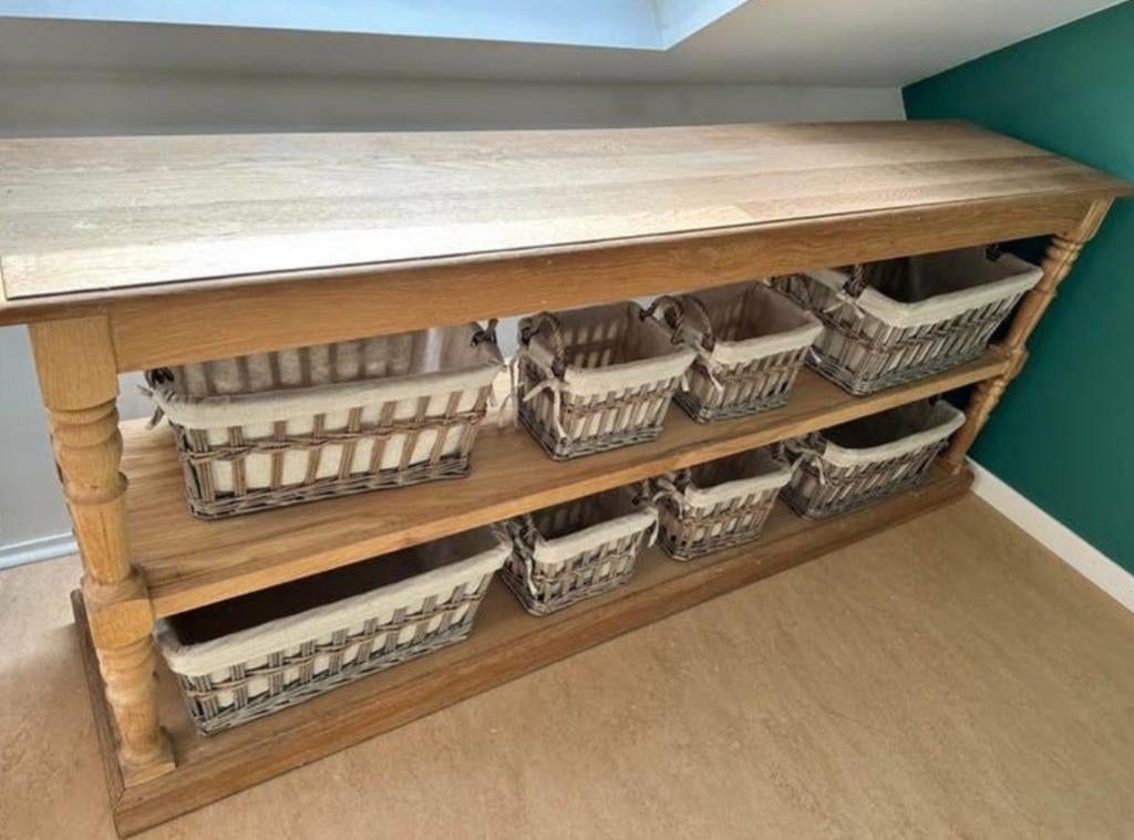 Meuble bois à paniers, Enlèvement