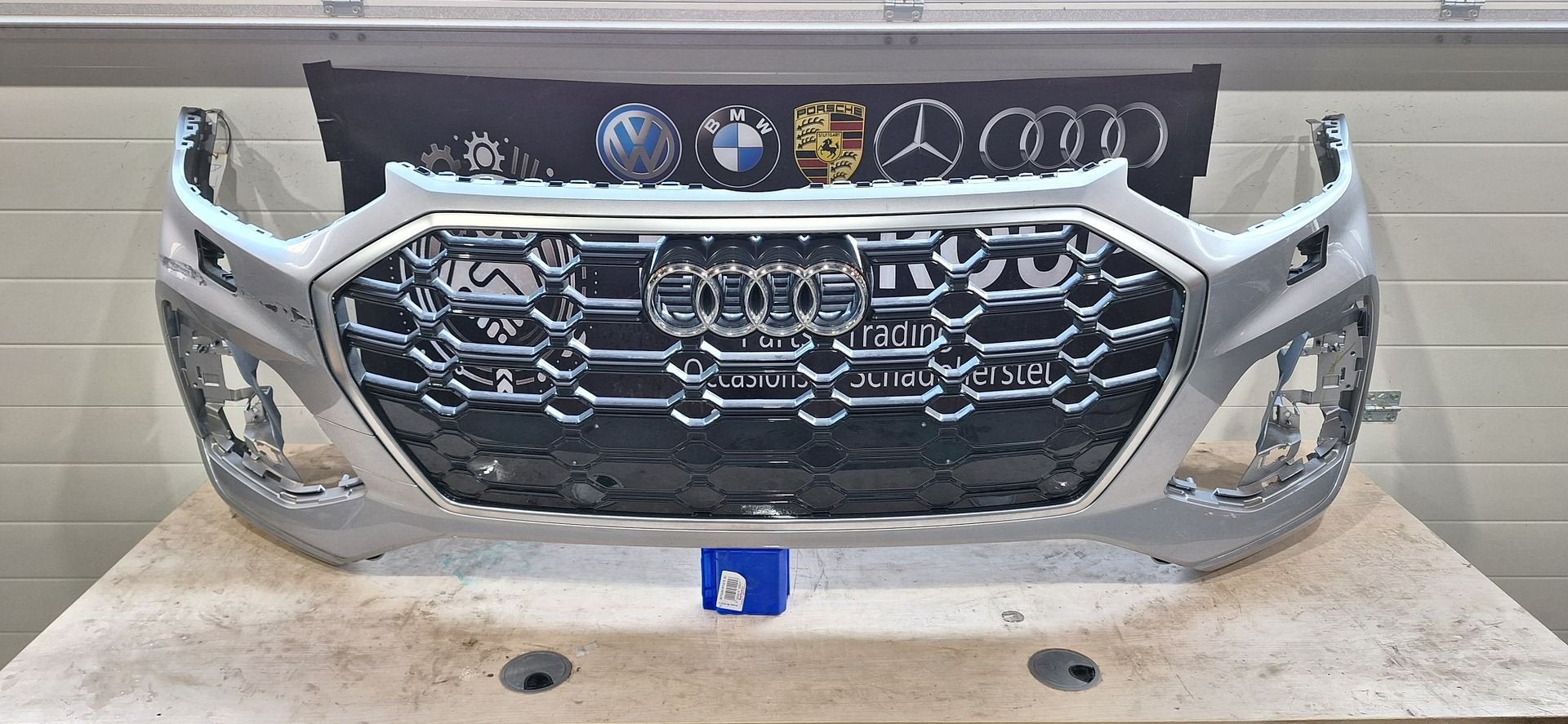 Audi Q5 voorbumper, Gebruikt, -, Voor, -
