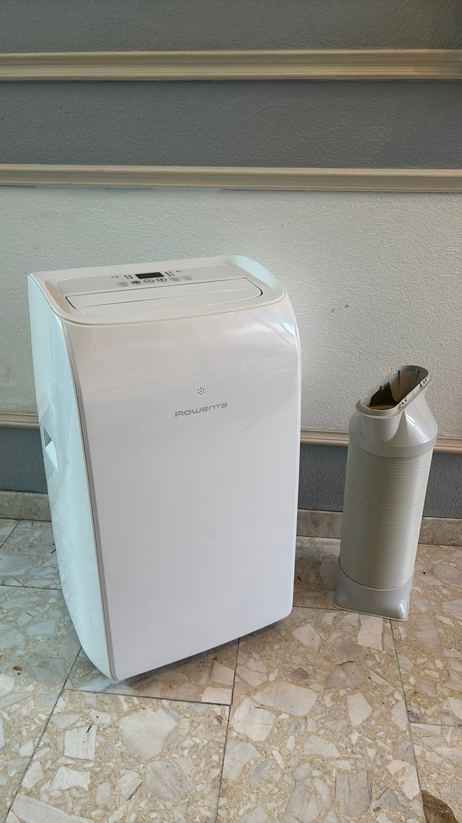 Mobiele airco ROWENTA 1200btu/h, Electroménager, Enlèvement, Comme neuf, Climatiseur mobile, Télécommande