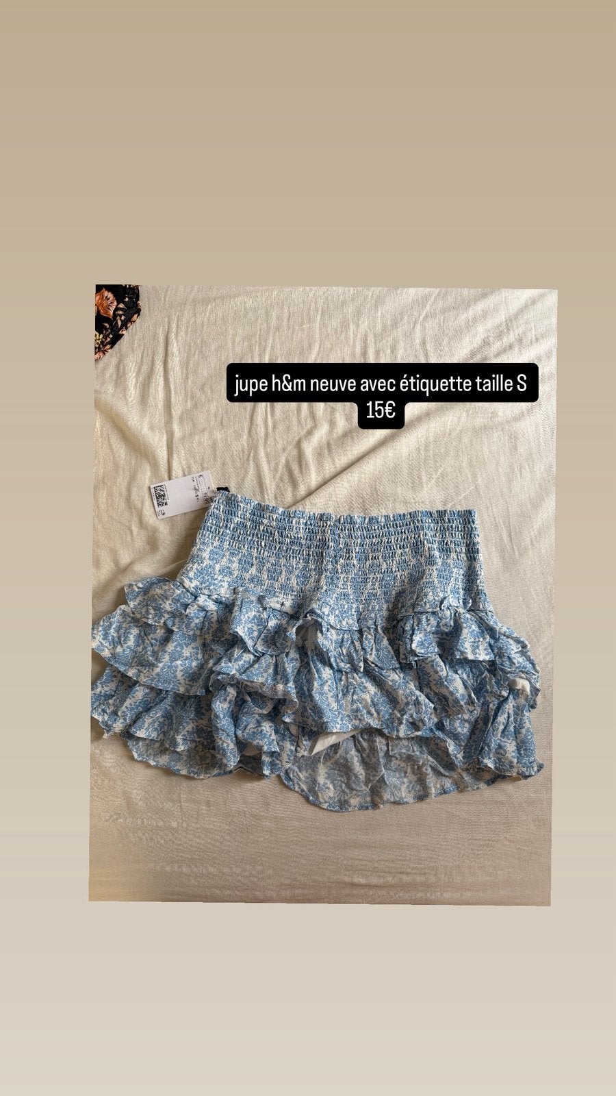 Jupe bleu H&M taille S, Kleding | Dames, Rokken, Blauw, Nieuw, Ophalen of Verzenden, Maat 36 (S)