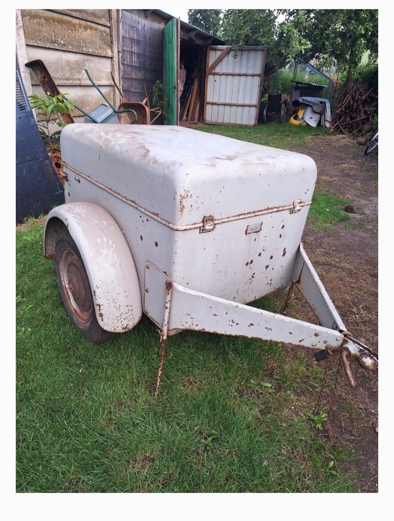 Oude vintage aanhanger remorque, Auto diversen, Ophalen, Gebruikt
