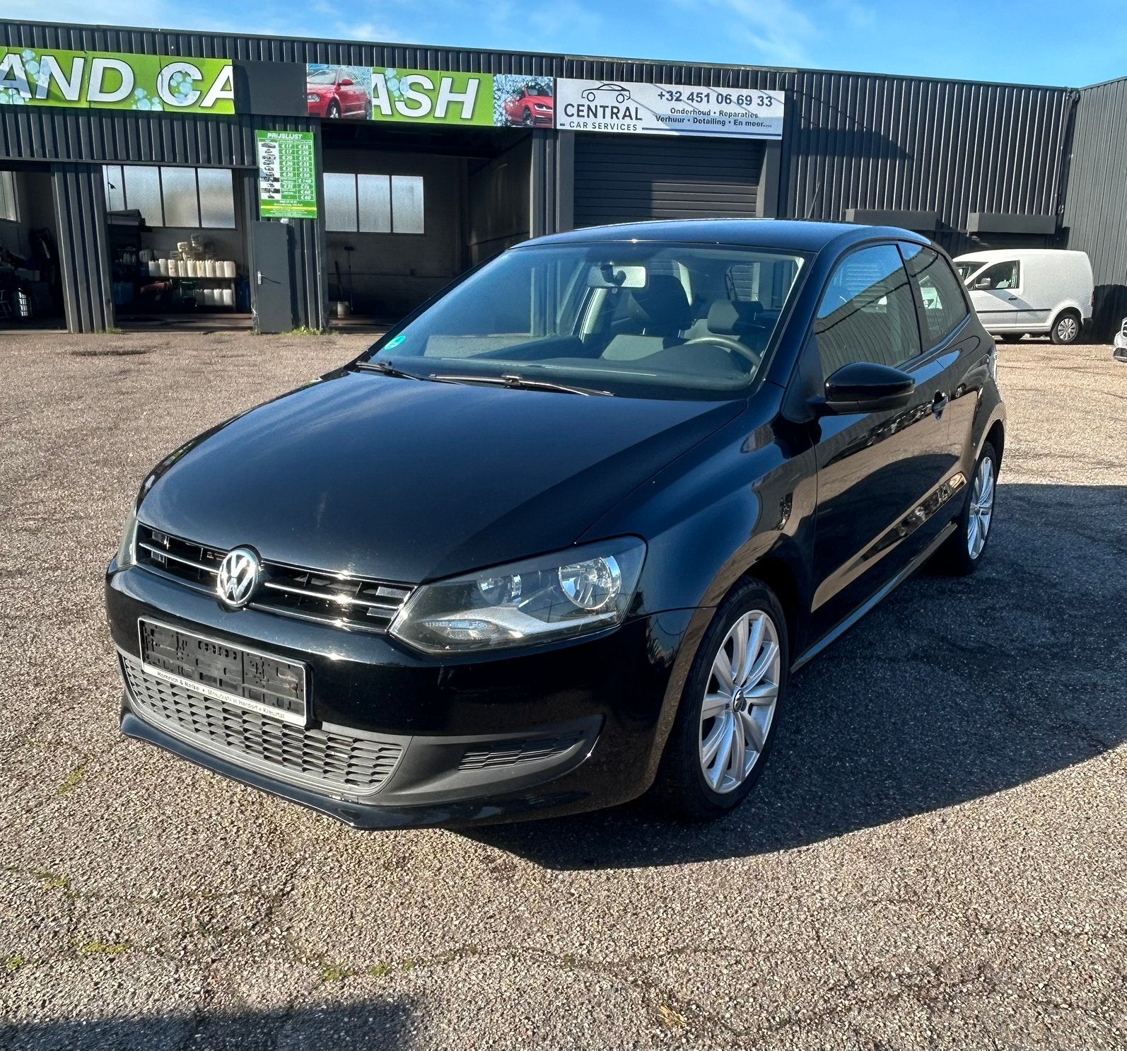 VW polo 1.2 tsi 2012 benzine, Voorwielaandrijving, Euro 5, Stof, Zwart
