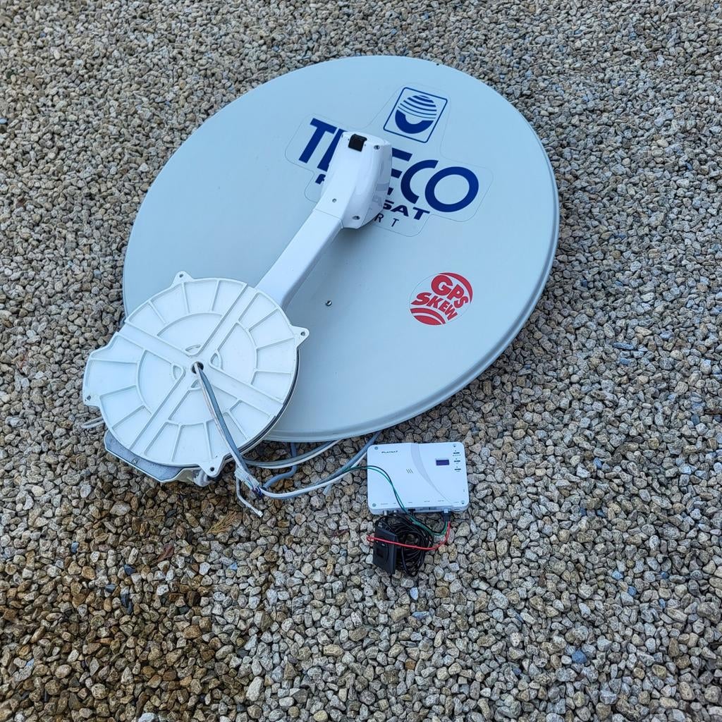 Schotelantenne, Ophalen