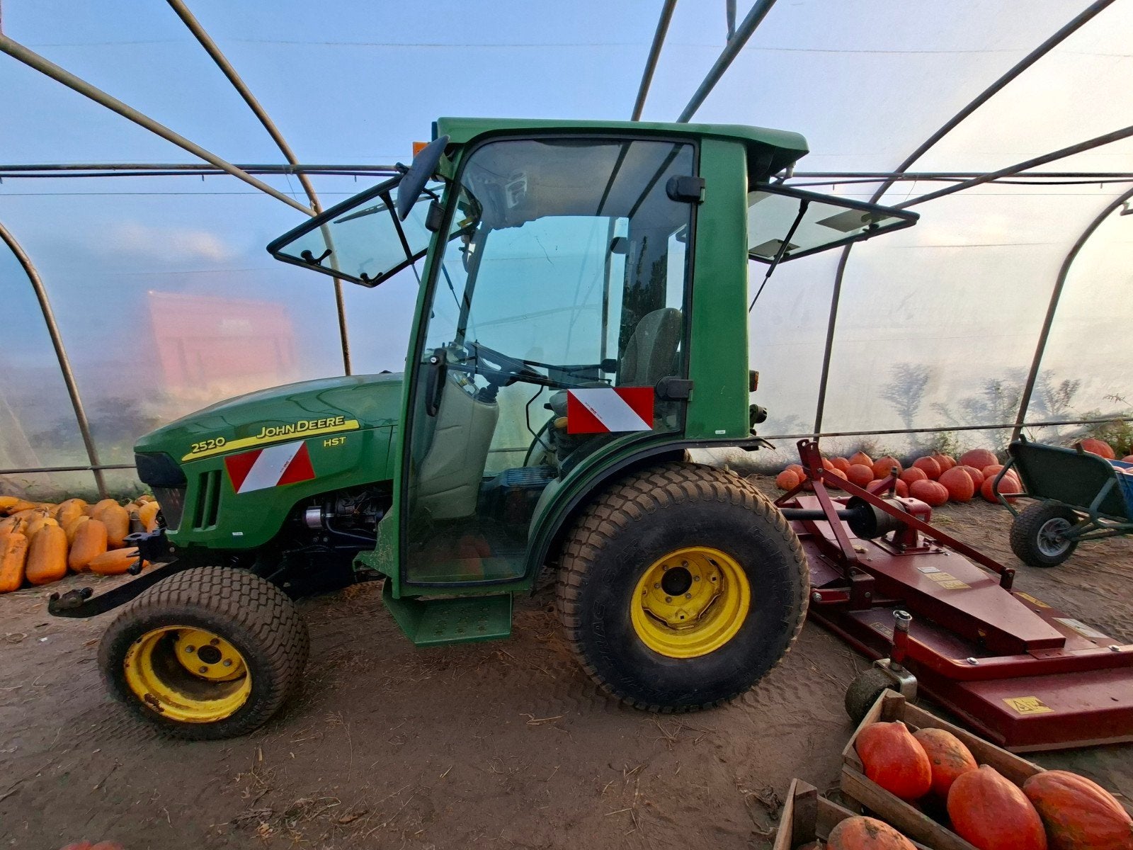 jhon deere 25pk hydrostaat met cirkelmaaier 1m80, Jardin & Terrasse, Enlèvement ou Envoi, Comme neuf