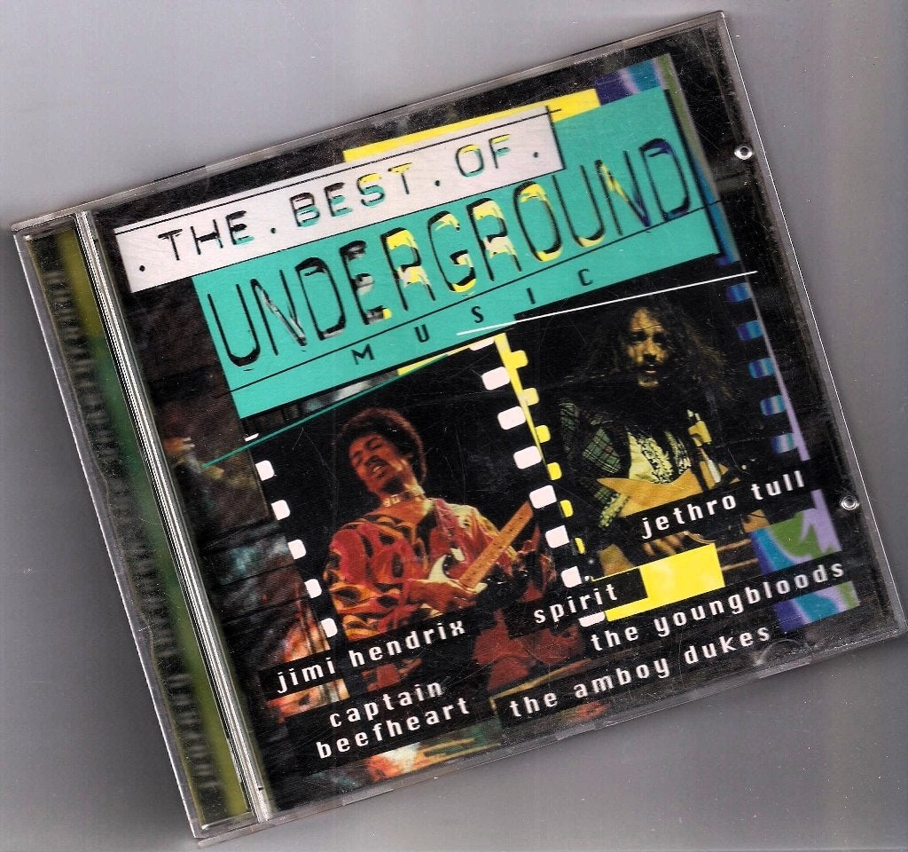 Best Of Underground Music CD Jimi Hendrix Captain Beefheart, Ophalen of Verzenden, Gebruikt, Classic Rock, Verzamelalbum